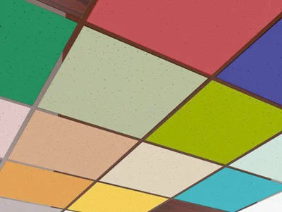تایل رنگی سقف کاذب رنگین کمان